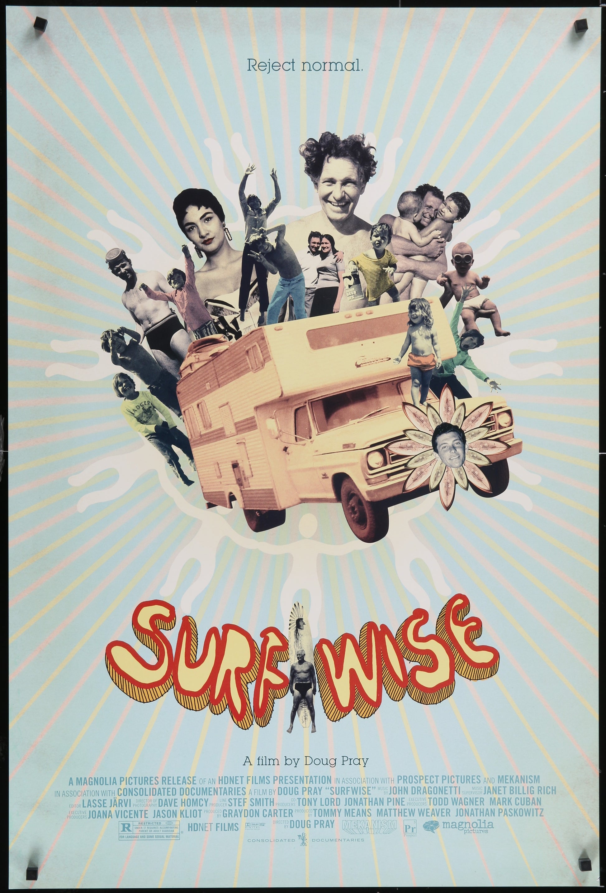 Surfwise (2007) Original US One Sheet Movie Poster