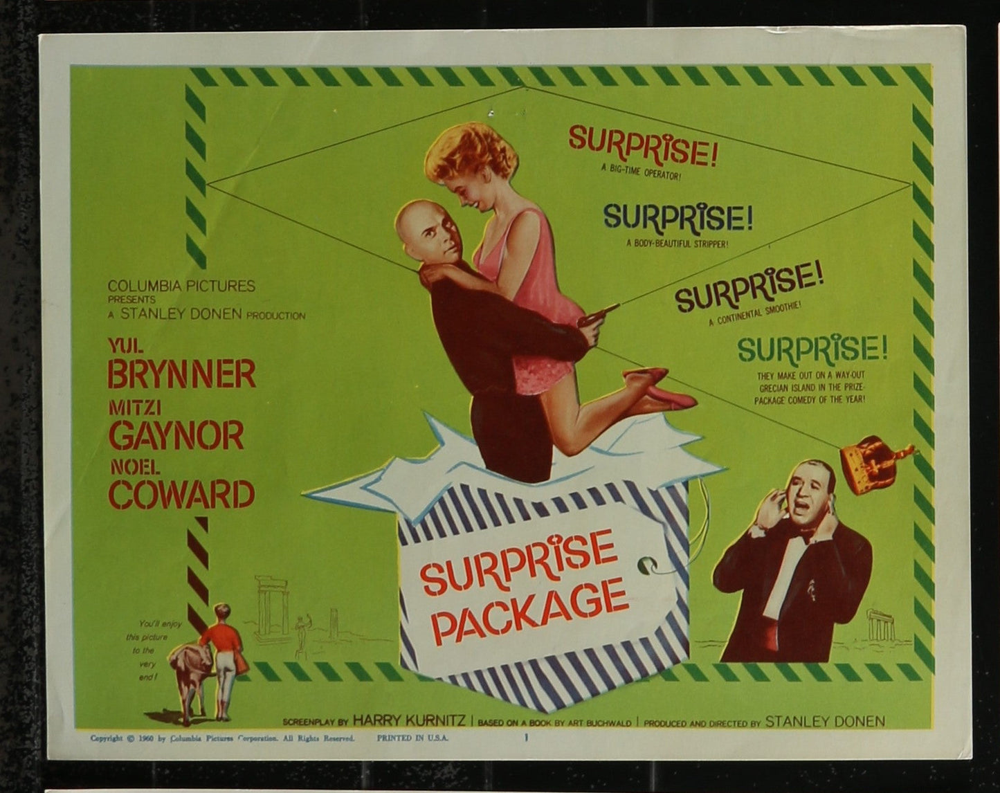 Surprise Package (1960) Original US Title Lobby Card 11 x 14