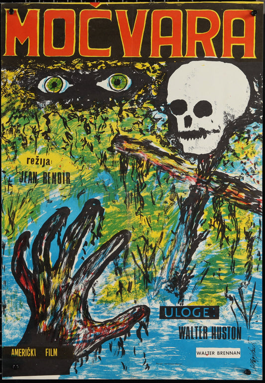Swamp Water - Mocvara (1960s Release) Original Yugoslav Movie Poster