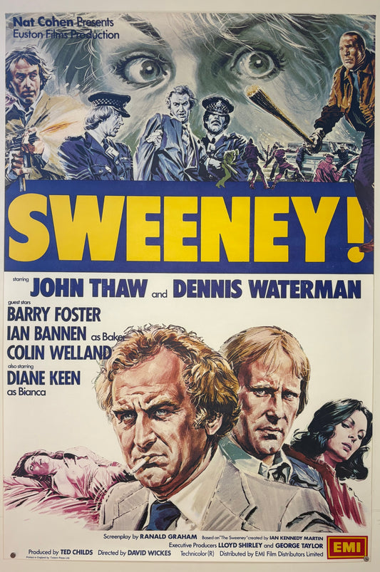 Sweeney! (1977) Original British One Sheet Movie Poster 27 x 40