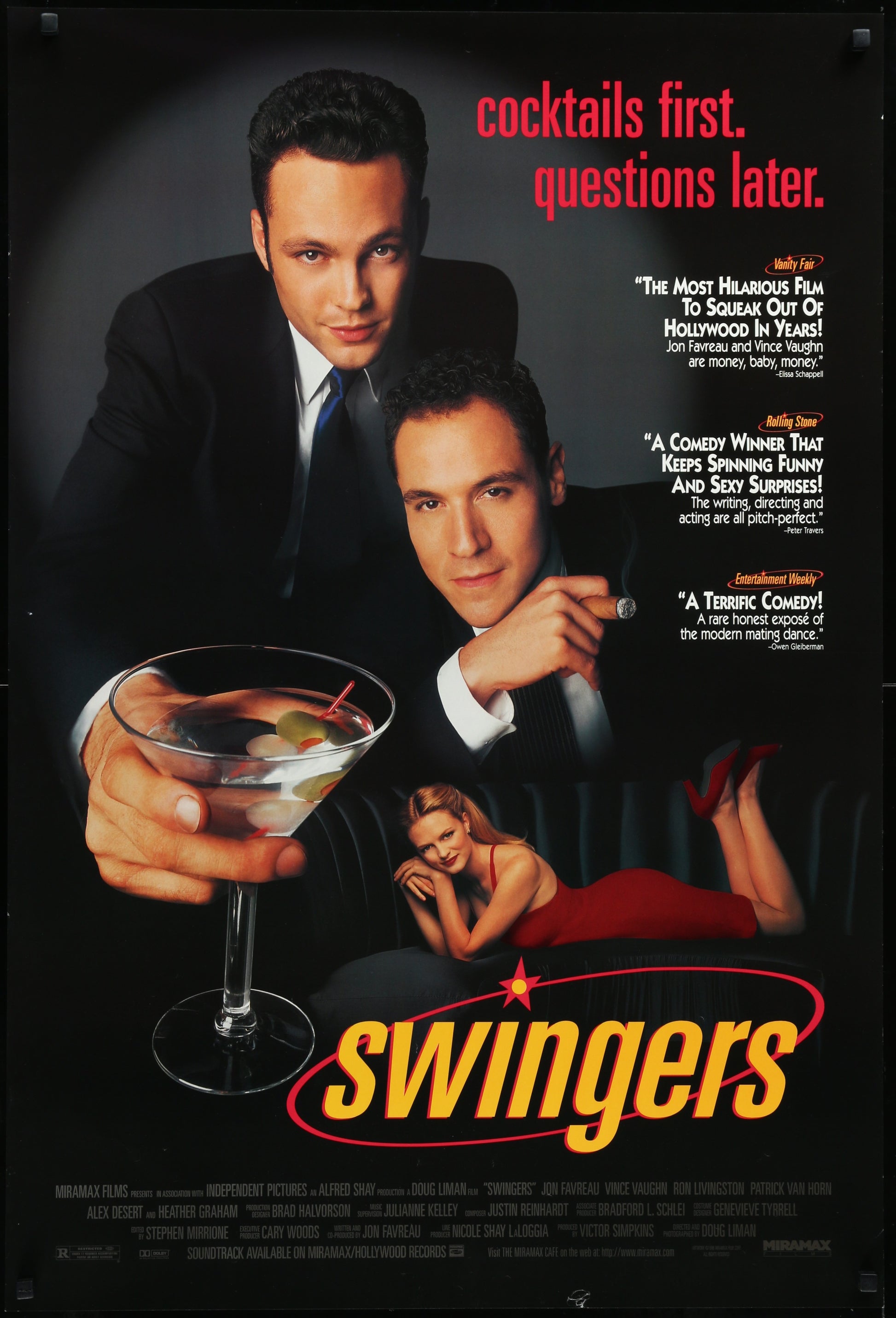 Swingers (1996) Original US One Sheet Movie Poster
