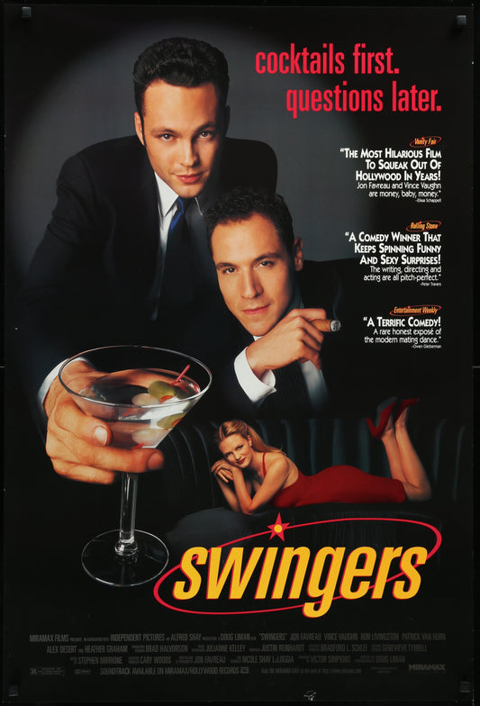 Swingers (1996) Original US One Sheet Movie Poster