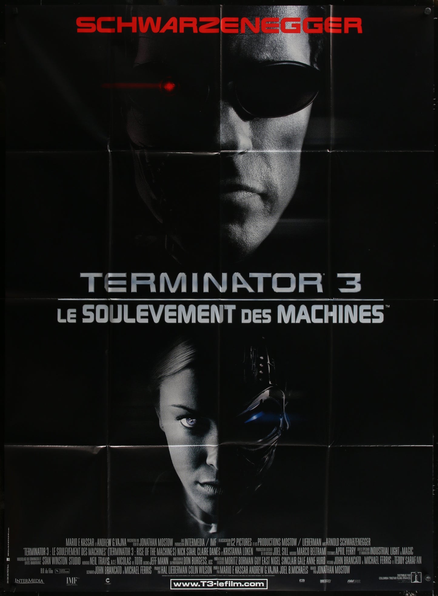 Terminator 3: Rise of the Machines (2003) Original French Grande Movie Poster 115 x 157 cm
