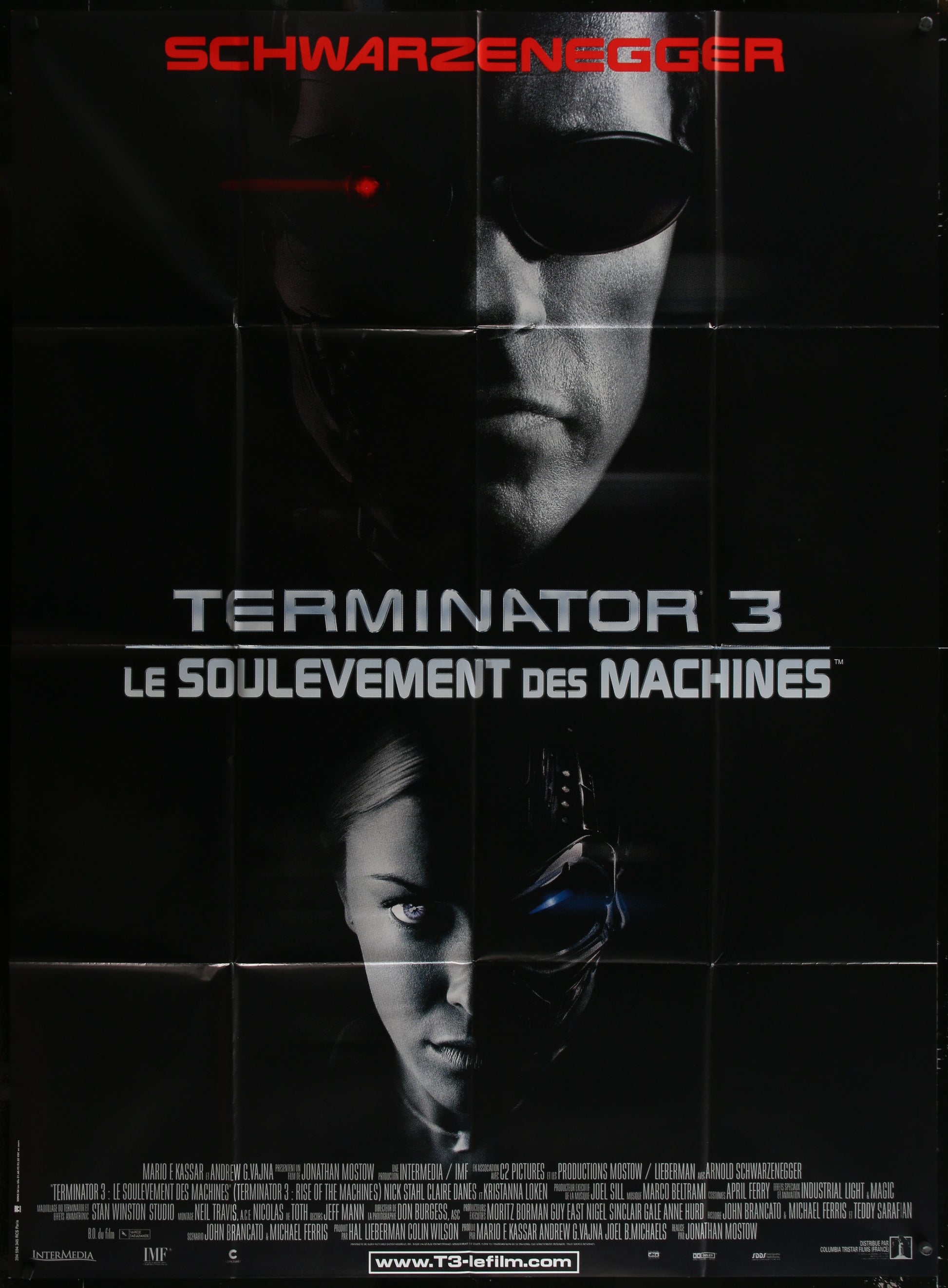 Terminator 3: Rise of the Machines (2003) Original French Grande Movie Poster 115 x 157 cm
