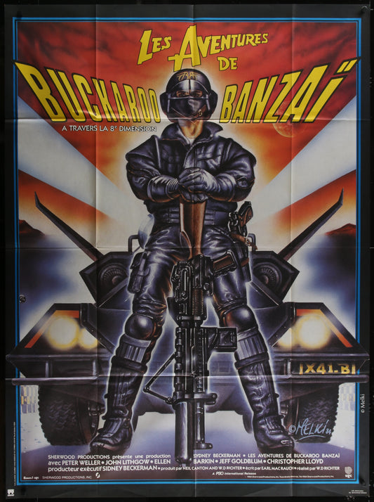 The Adventures Of Buckaroo Banzai Across The 8th Dimension (1986) Original French Grande Movie Poster 46 x 61.75
