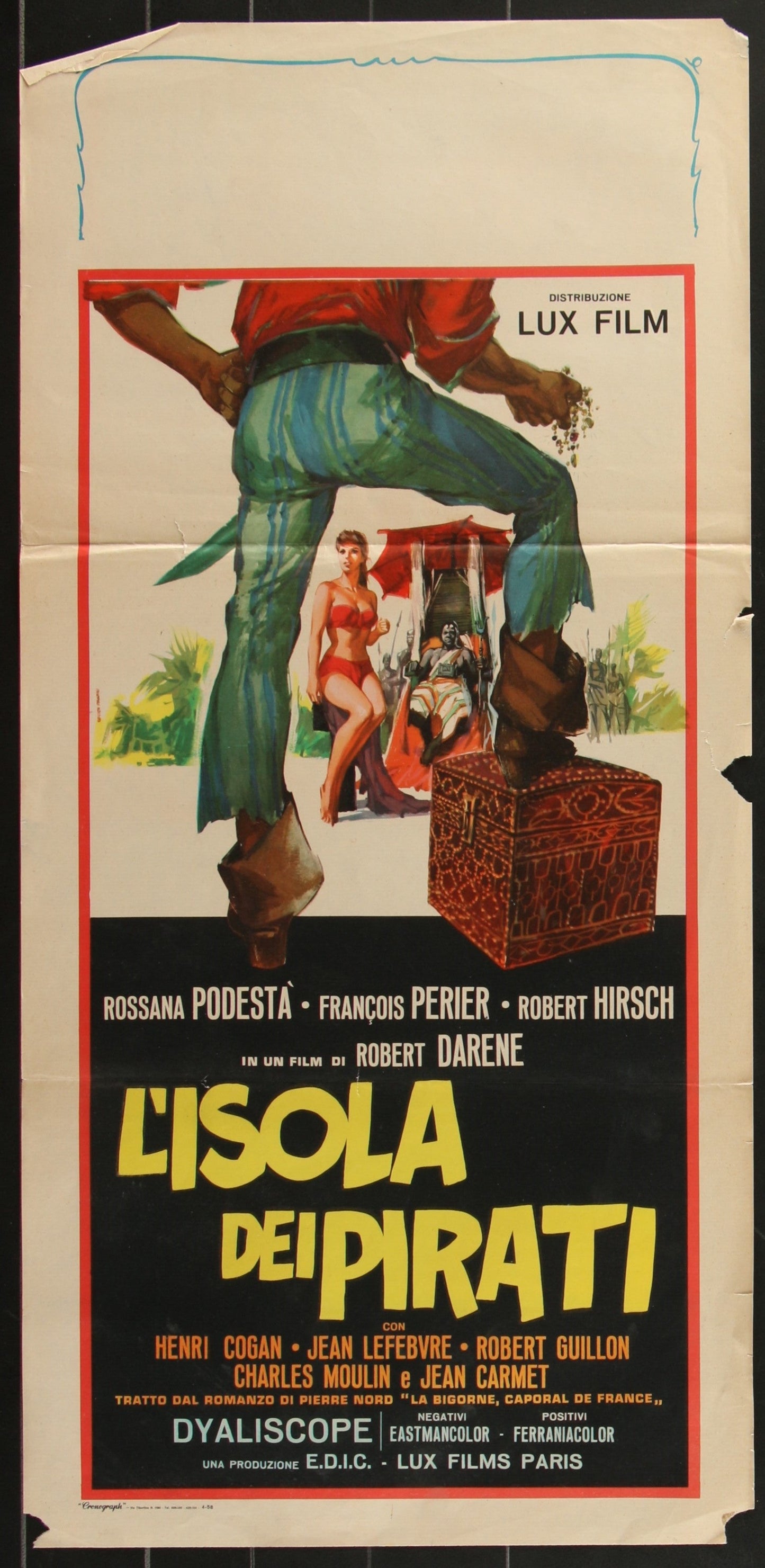 The Amorous Corporal (1958) Original Italian Locandina Movie Poster
