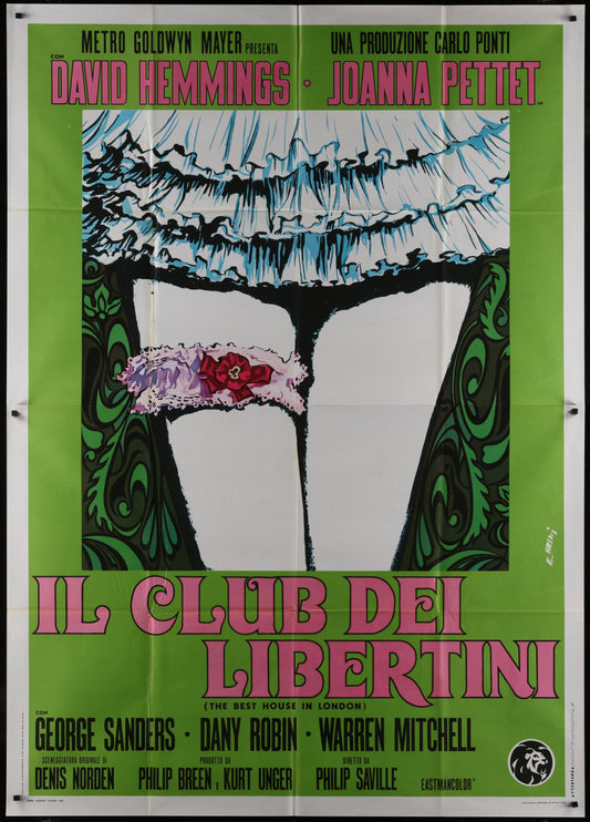 The Best House in London (1969) Original Italian 4-Fogli Movie Poster