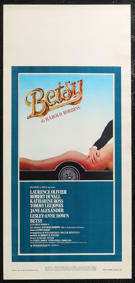 The Betsy (1978) Original Italian Locandina Movie Poster 34 x 70 cm