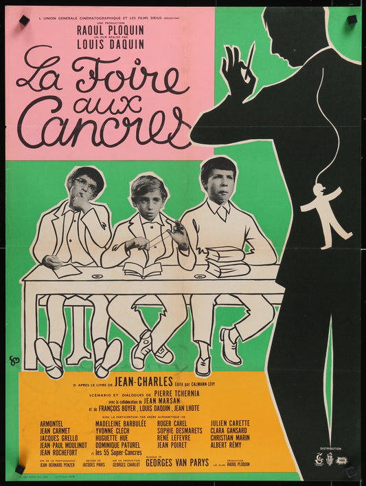 The Blockhead Fair (1963) Original French Affiche Movie Poster