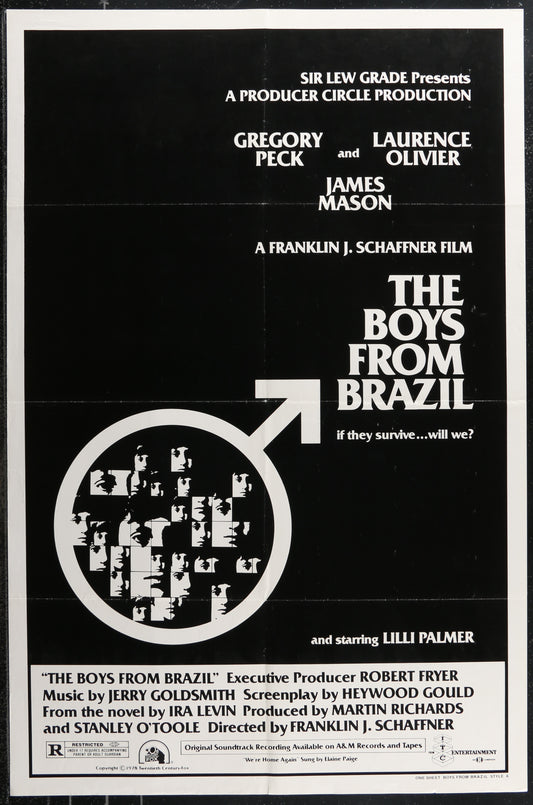 The Boys From Brazil (1978) Original US One Sheet Movie Poster