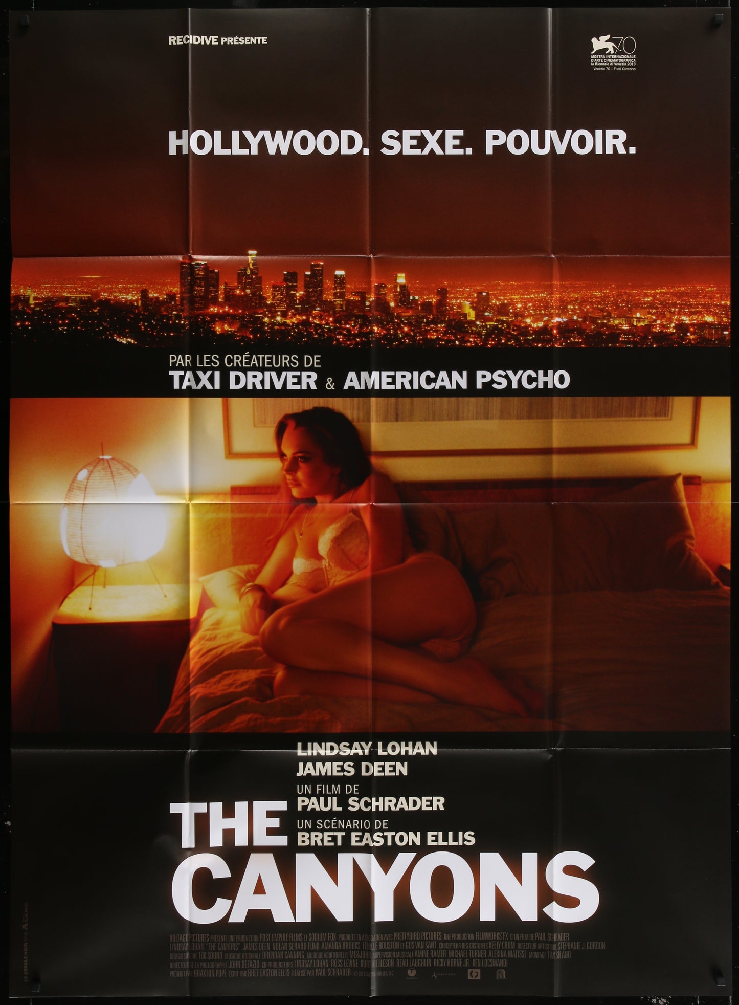 The Canyons (2014) Original French Grande Movie Poster 116 x 157 cm