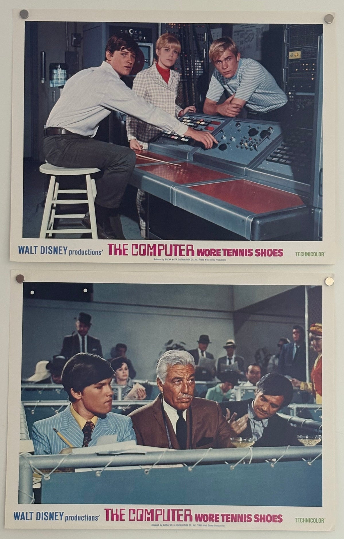The Computer Wore Tennis Shoes (1969) Complete Set of 8 US Lobby Cards