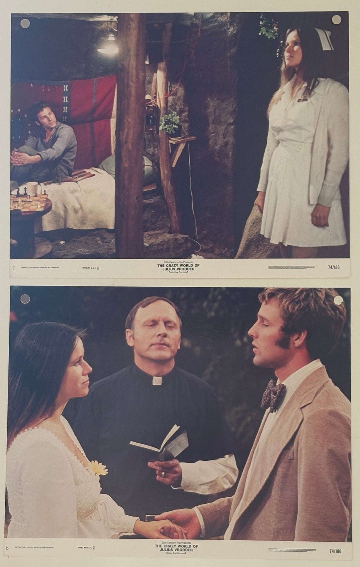 The Crazy World of Julius Vrooder (1974) x7 Original US Lobby Cards