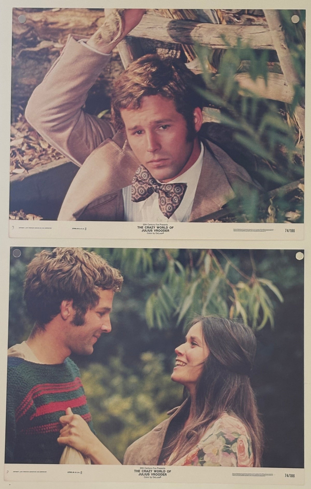 The Crazy World of Julius Vrooder (1974) x7 Original US Lobby Cards