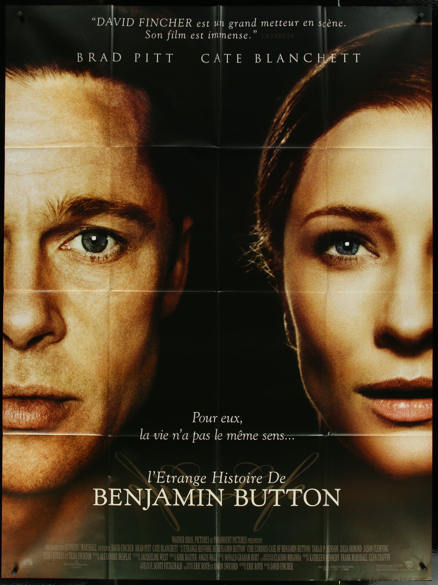 The Curious Case Of Benjamin Button (2008) Original French One Panel Movie Poster