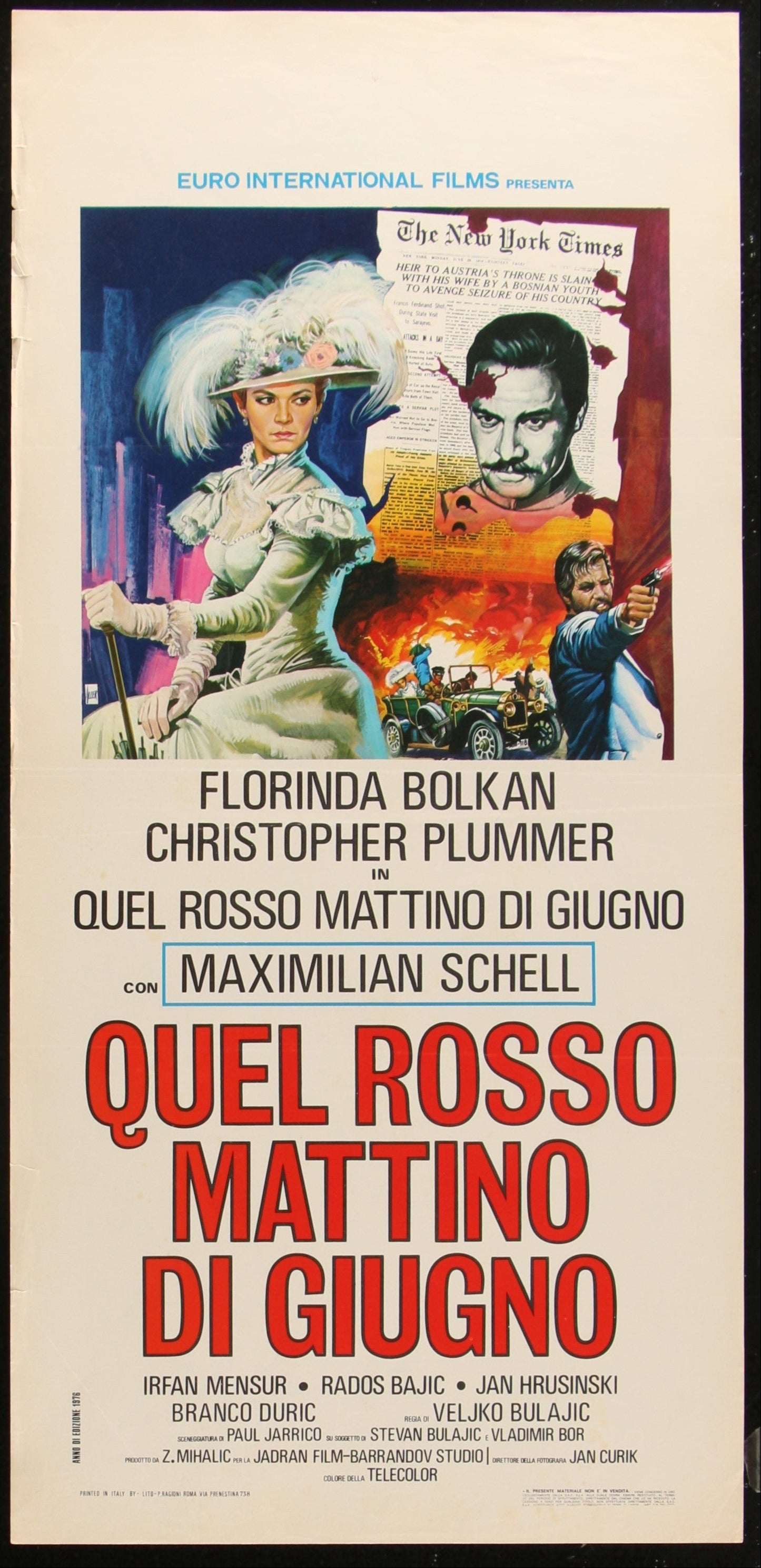 The Day That Shook the World (1976) Original Italian Locandina Movie Poster 34 x 70 cm