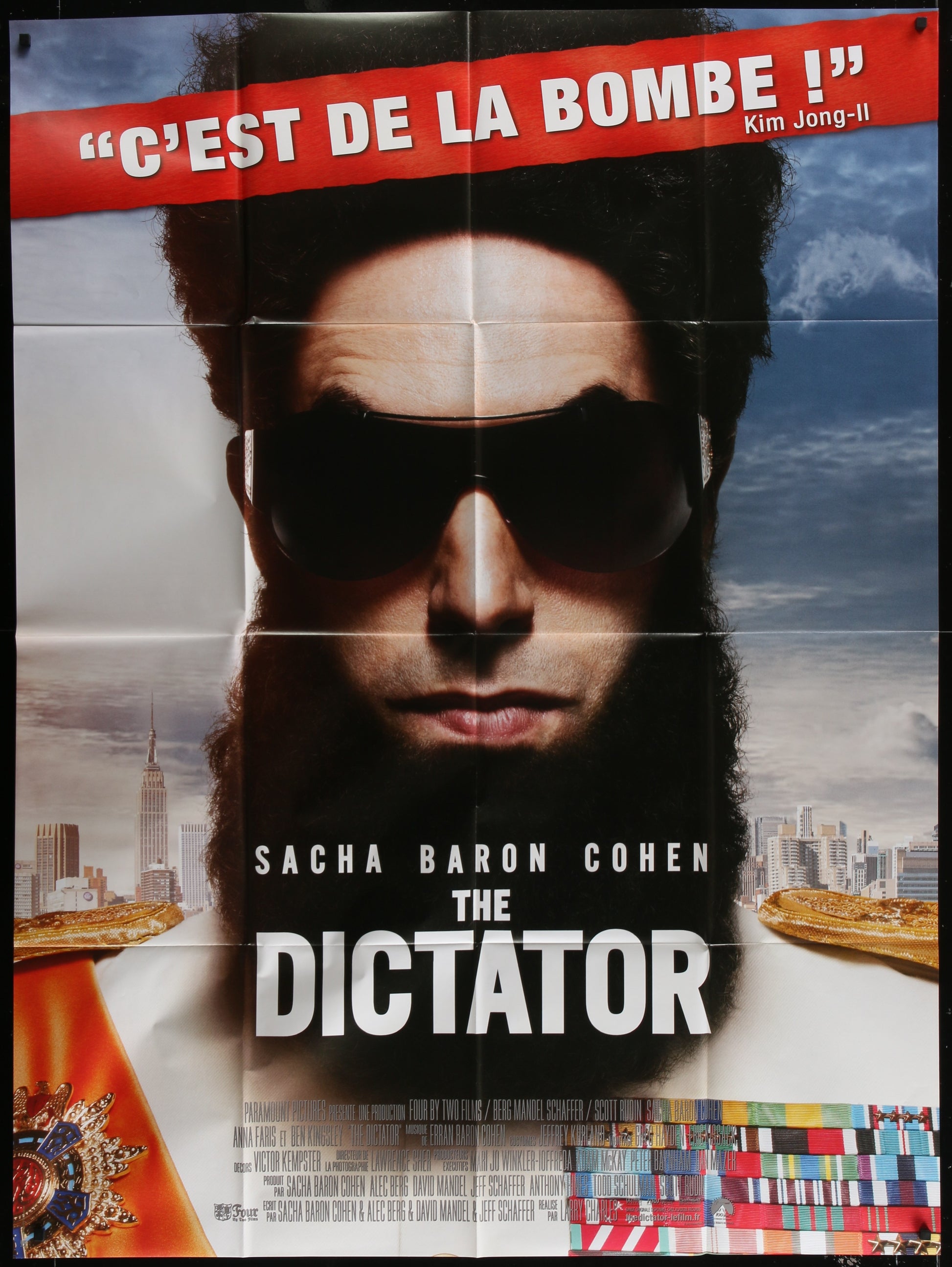 The Dictator (2012) Original French Grande Movie Poster 117 x 157 cm