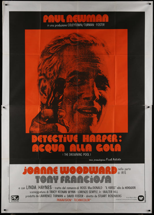 The Drowning Pool (1975) Original Italian 4-Fogli Movie Poster