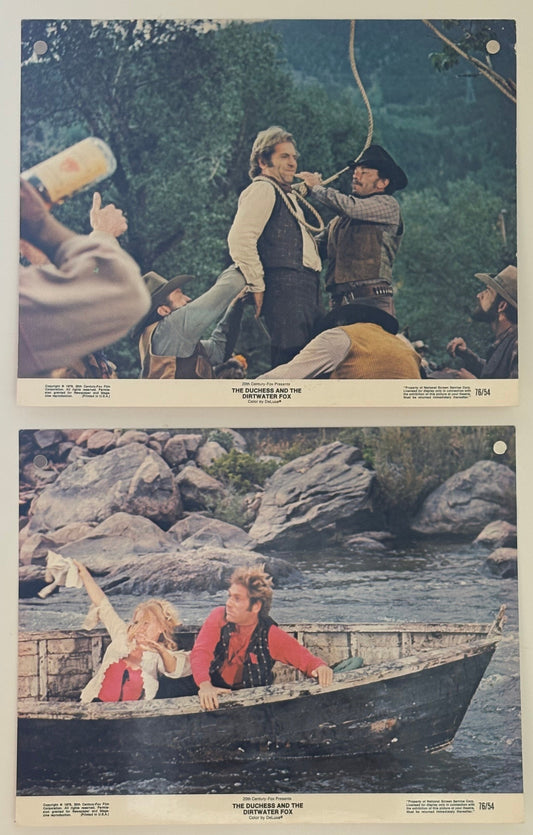 The Duchess and the Dirtwater Fox (1976) x7 Original US Lobby Cards