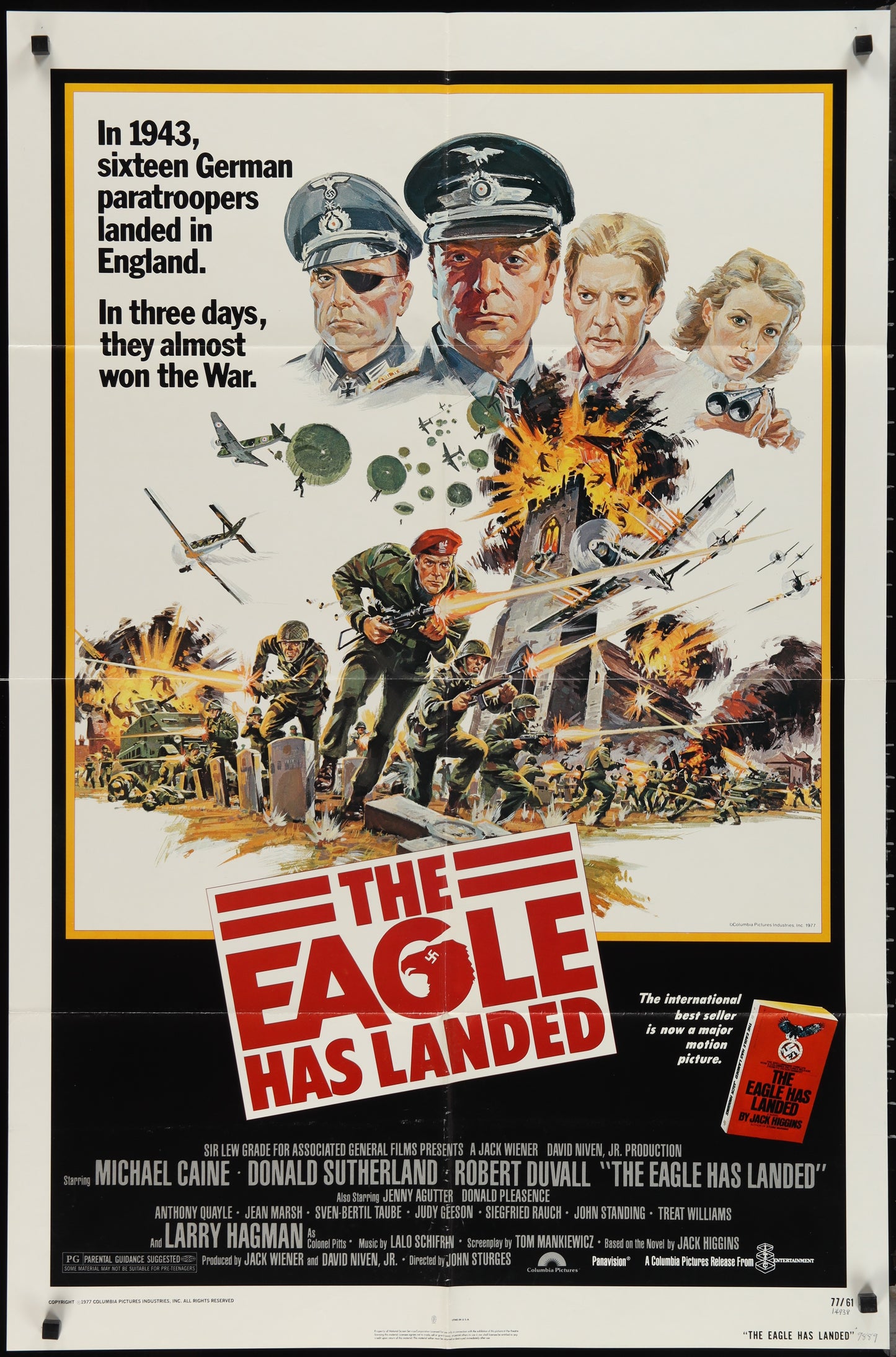 The Eagle Has Landed (1977) Original US One Sheet Movie Poster