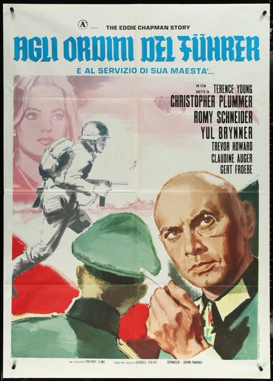 The Eddie Chapman Story (1966) Original Italian One Panel Movie Poster