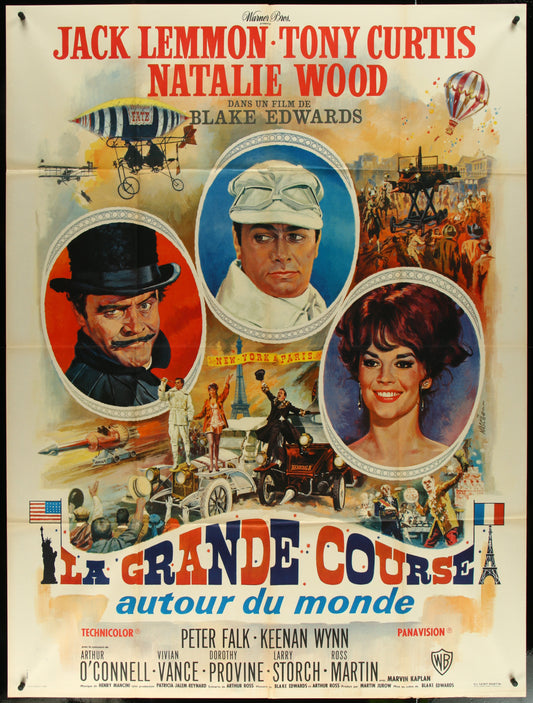 The Great Race (1965) Original French One Panel Movie Poster