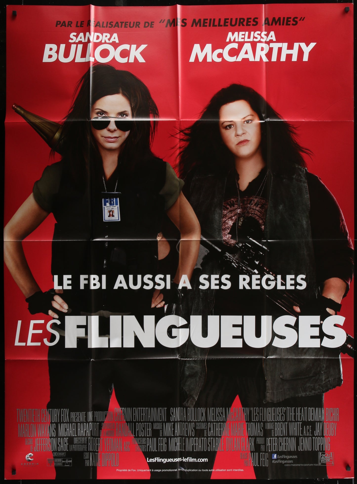 The Heat (2013) Original French Grande Movie Poster 118 x 159 cm