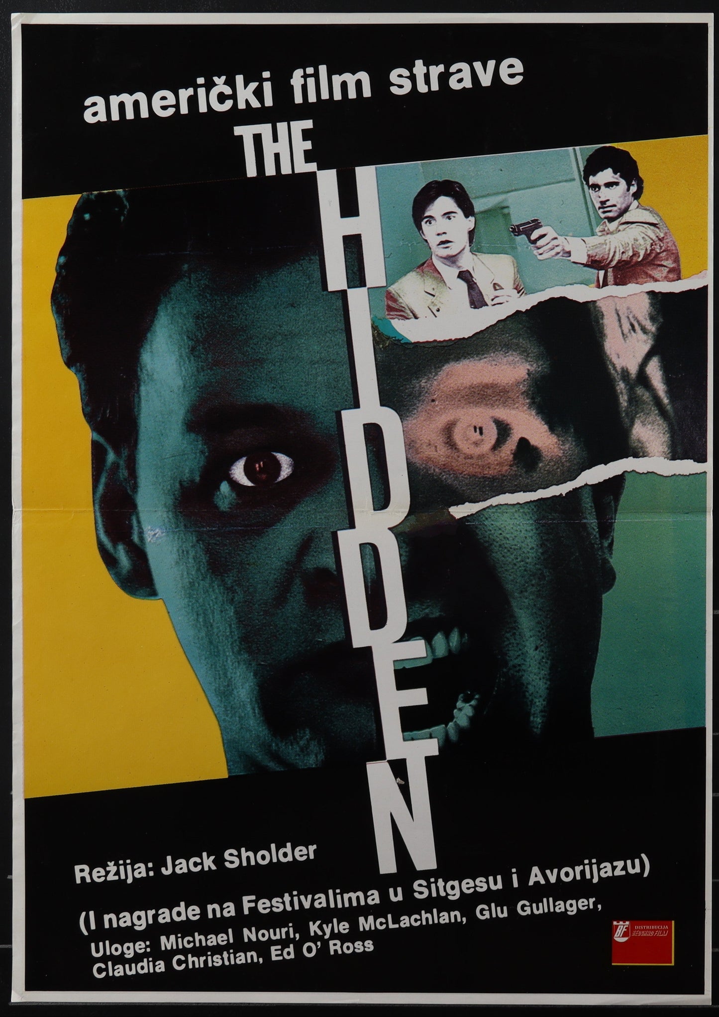 The Hidden (1987) Original Yugoslav Movie Poster