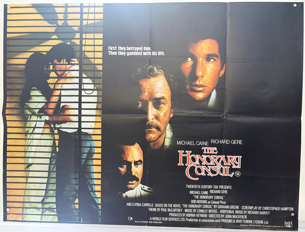 The Honorary Consul (1983) Original UK Quad Movie Poster