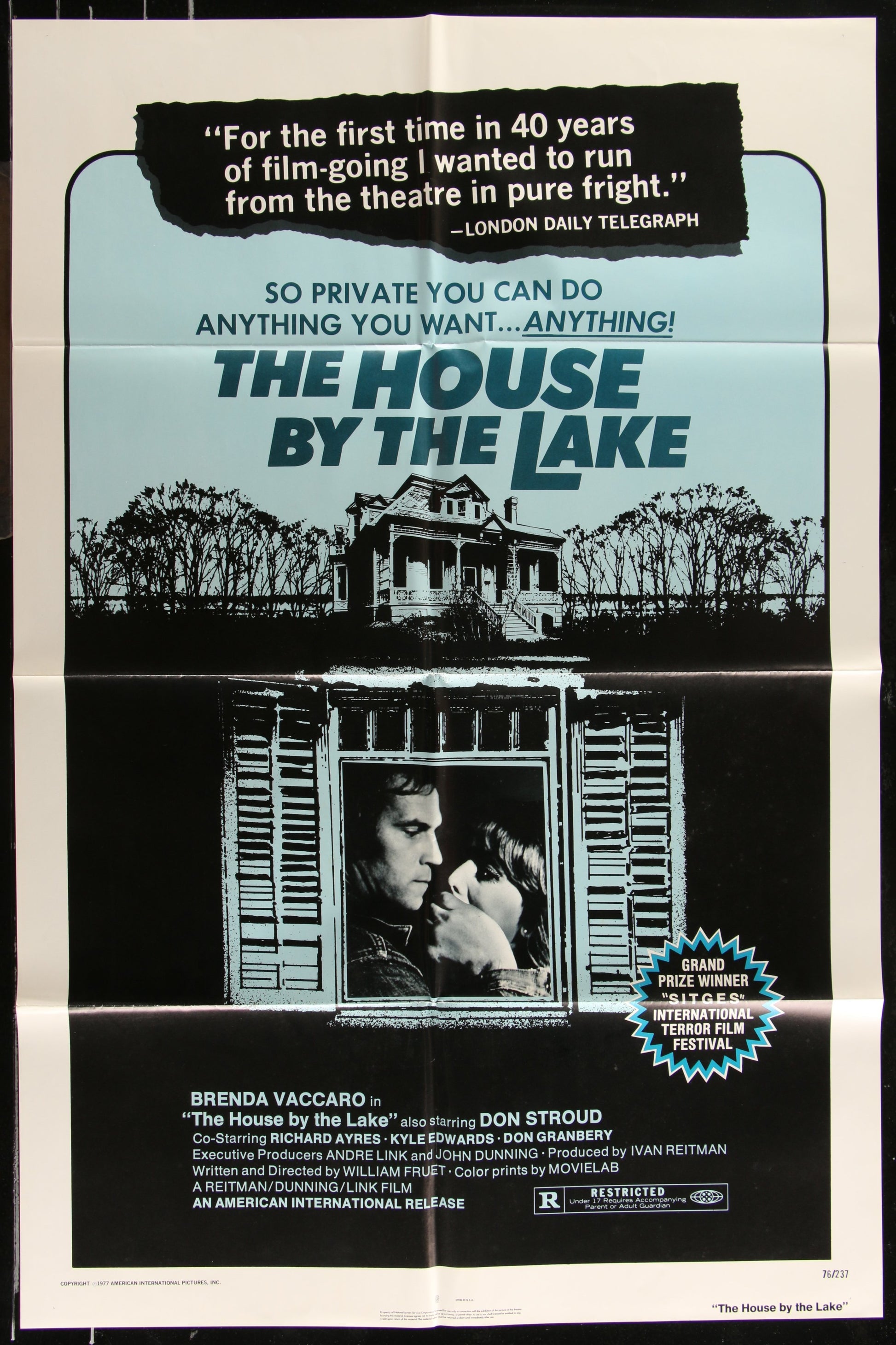 The House By The Lake (1977) Original US One Sheet Movie Poster 27 x 41