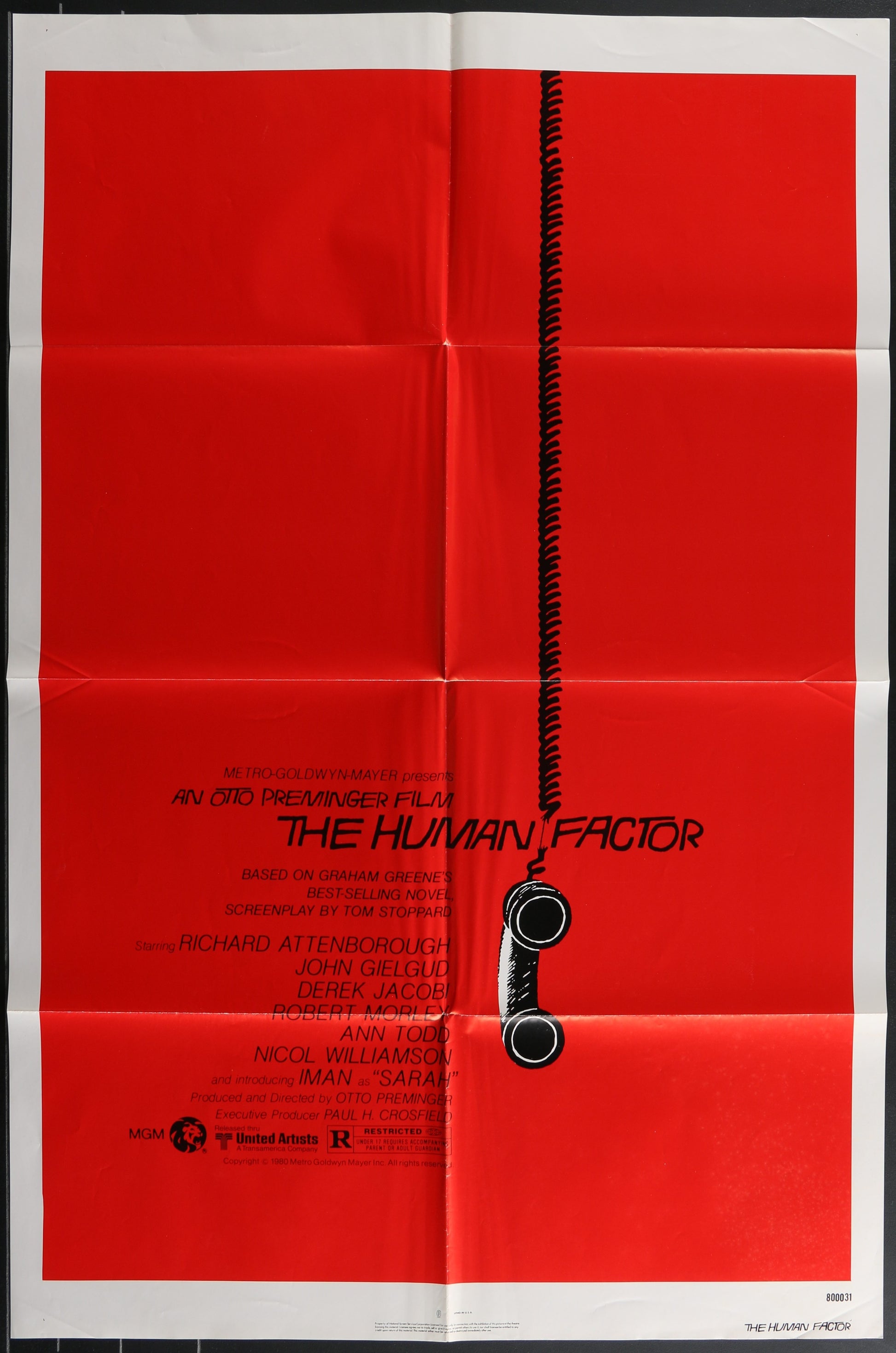 The Human Factor (1980) Original US One Sheet Movie Poster