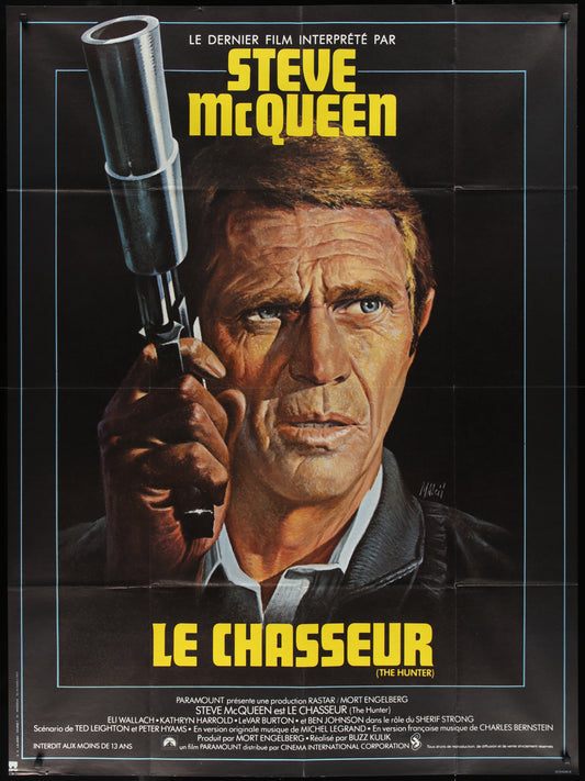 The Hunter (1981) Original French One-Panel Movie Poster