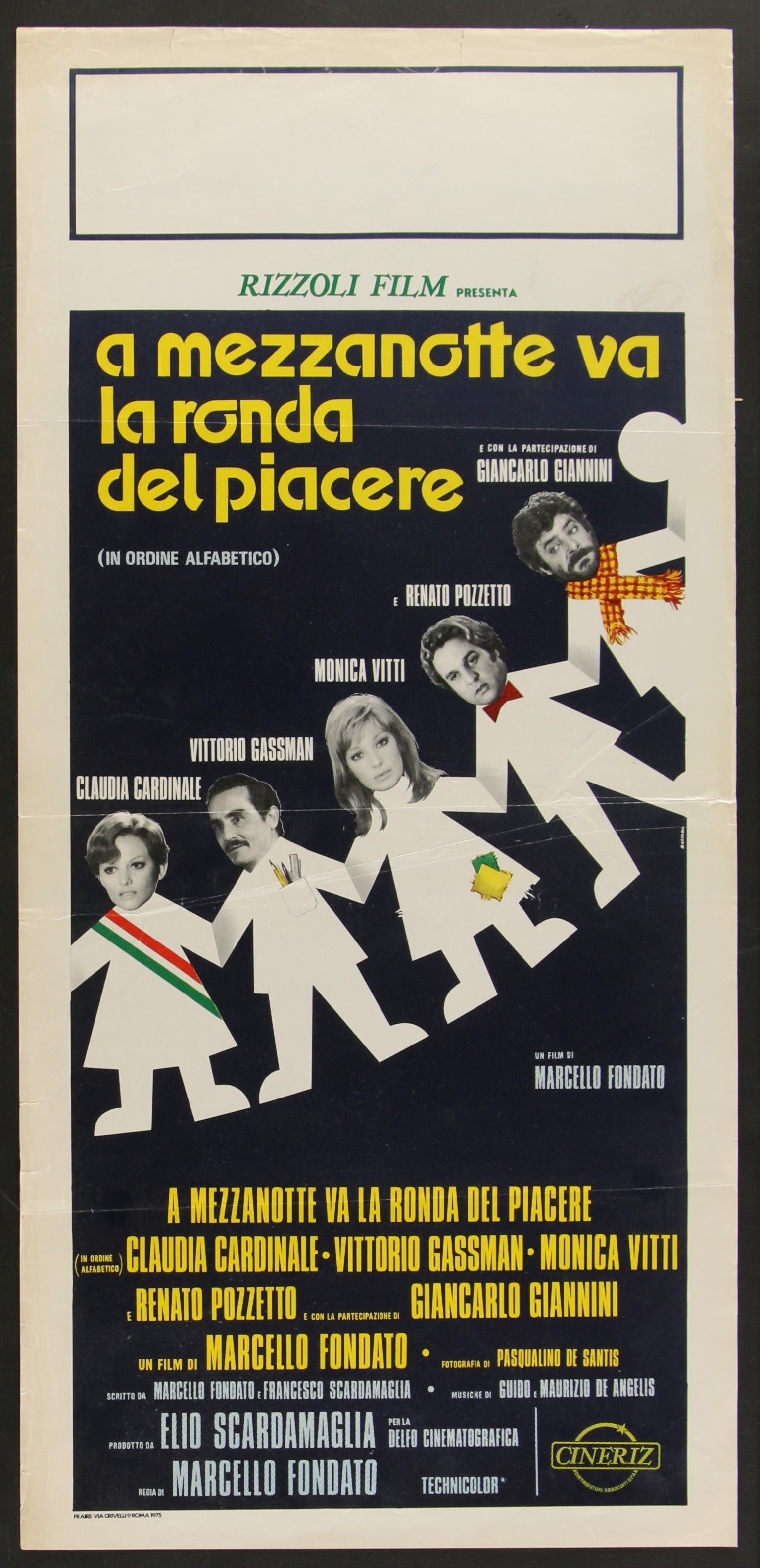 The Immortal Bachelor (1975) Original Italian Locandina Movie Poster