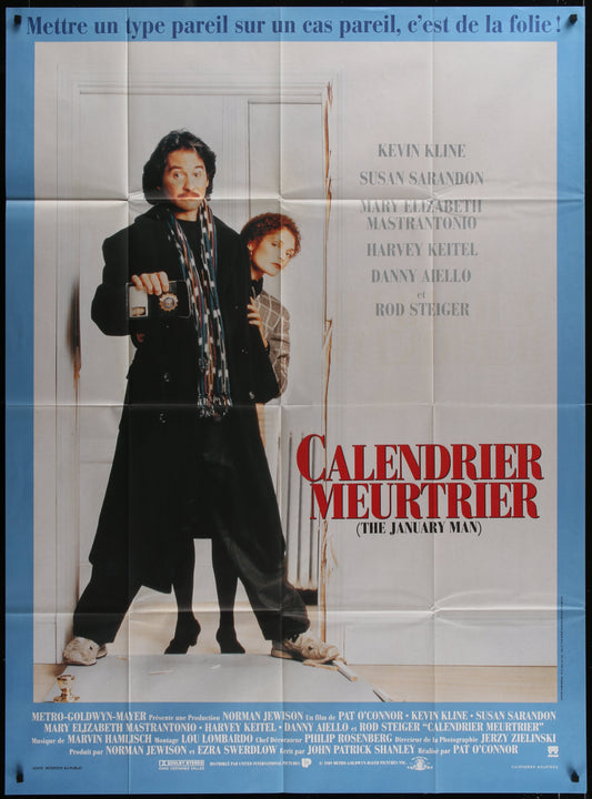 The January Man (1989) Original French Grande Movie Poster