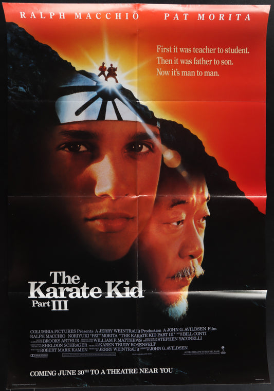 The Karate Kid Part III (1989) Original US One Sheet Movie Poster