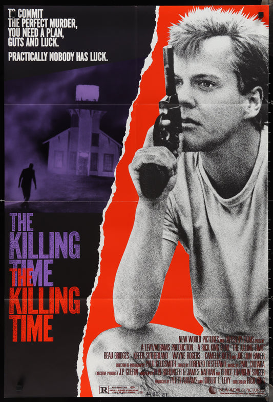 The Killing Time (1987) – Original US One Sheet Movie Poster (27x41) – Beau Bridges, Kiefer Sutherland