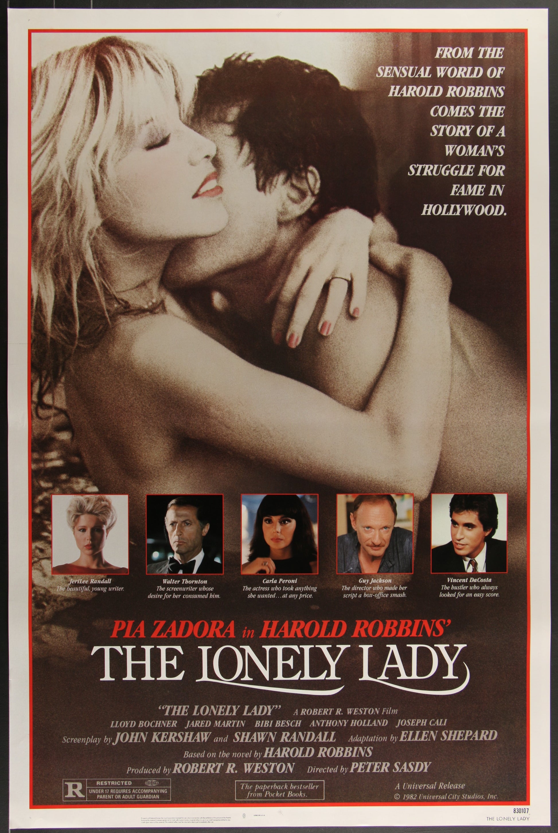 The Lonely Lady (1983) Original US One Sheet Movie Poster 27 x 41