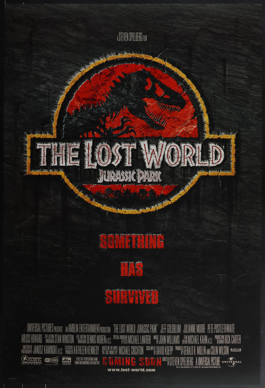 The Lost World: Jurassic Park (1997) Original US One Sheet Movie Poster