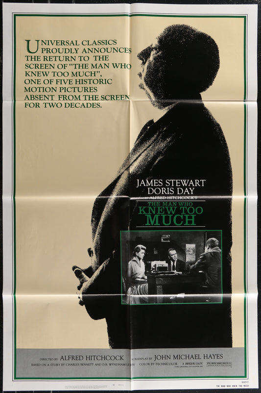The Man Who Knew Too Much (1983 Re-Release) Original US One Sheet Movie Poster