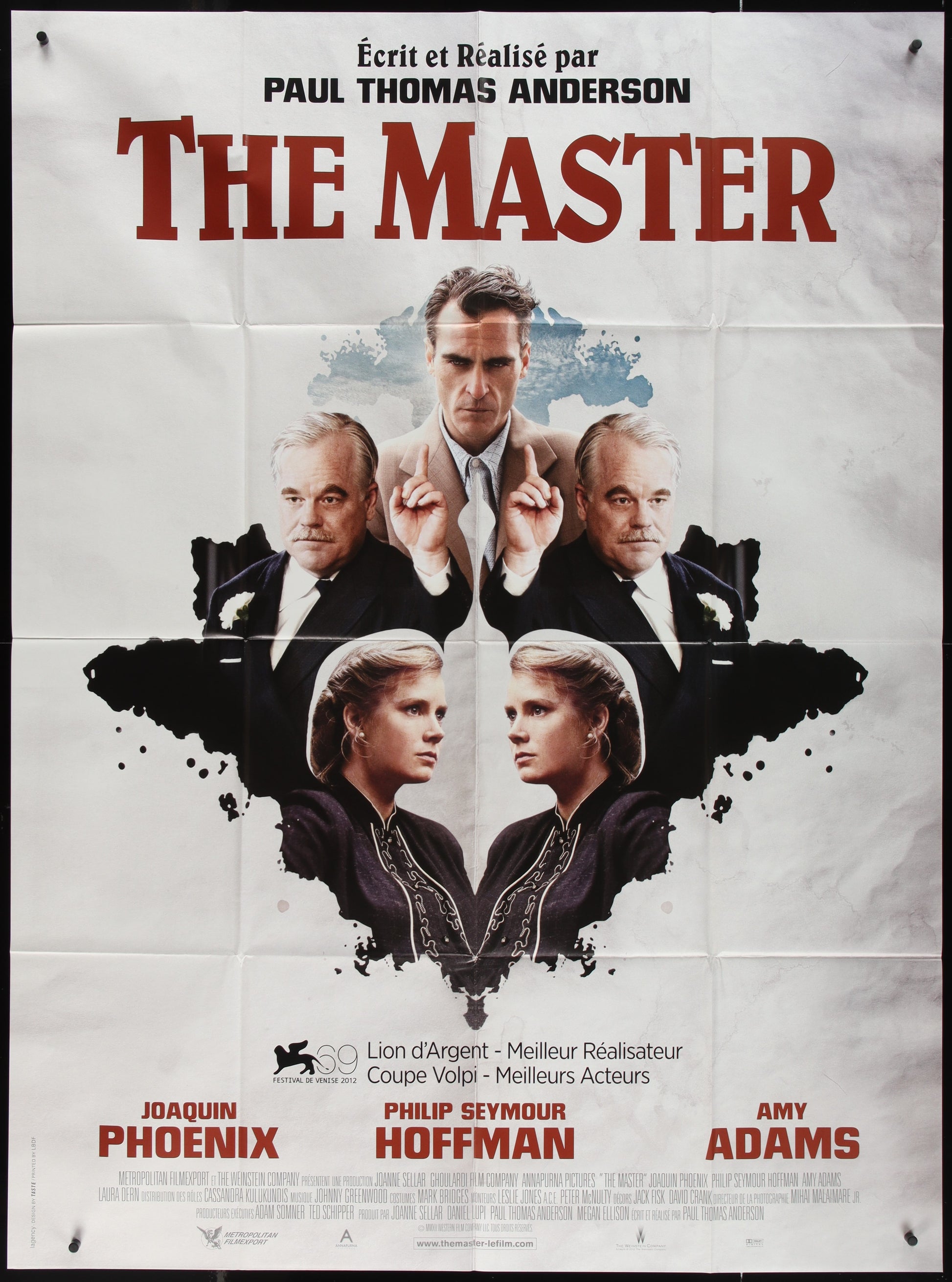 The Master (2013) Original French One Panel Movie Poster