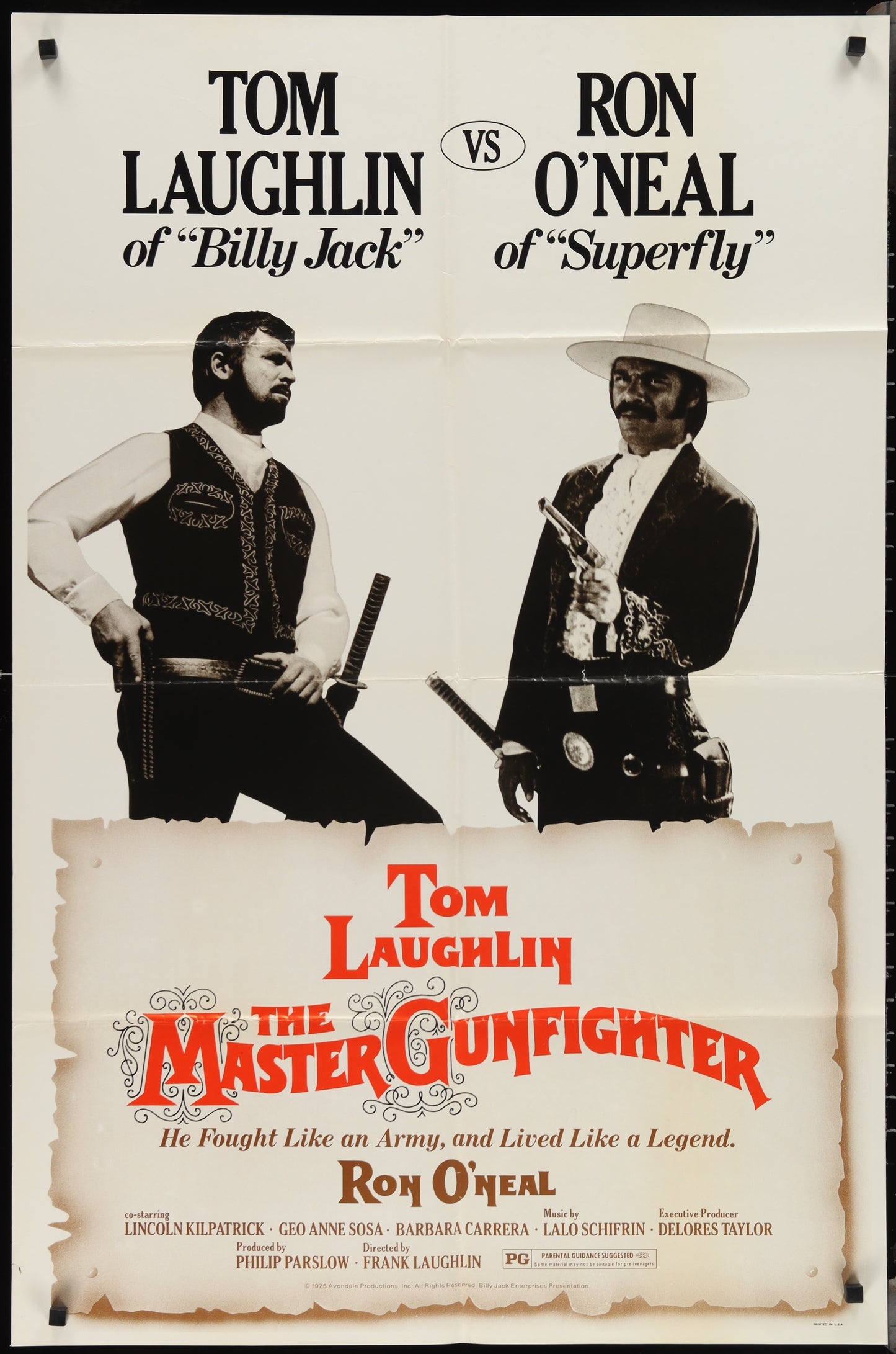 The Master Gunfighter (1975) Original US One Sheet Movie Poster