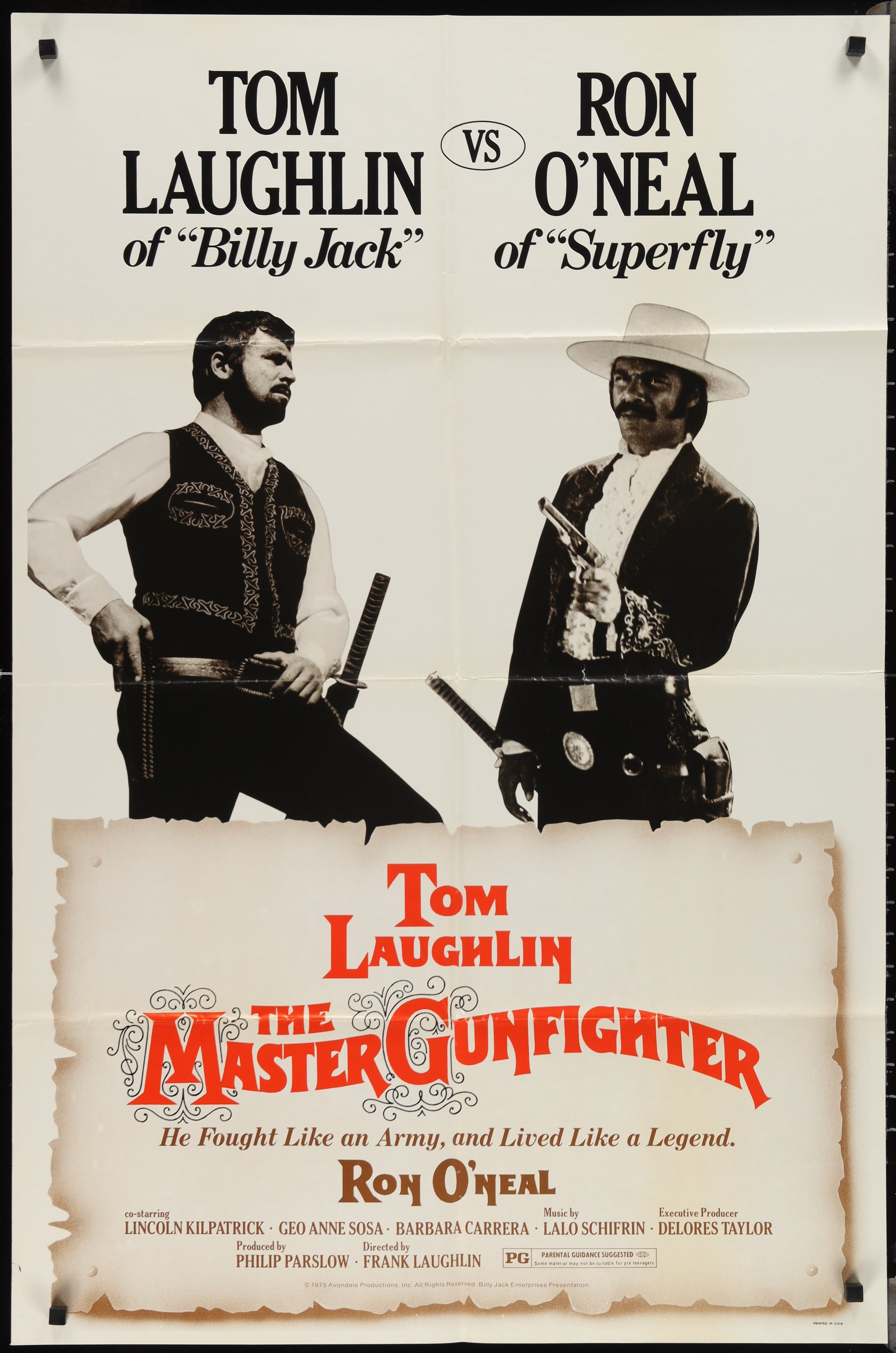 The Master Gunfighter (1975) Original US One Sheet Movie Poster