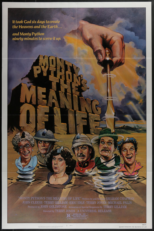 The Meaning Of Life (1983) Original US One Sheet Movie Poster 27 x 41