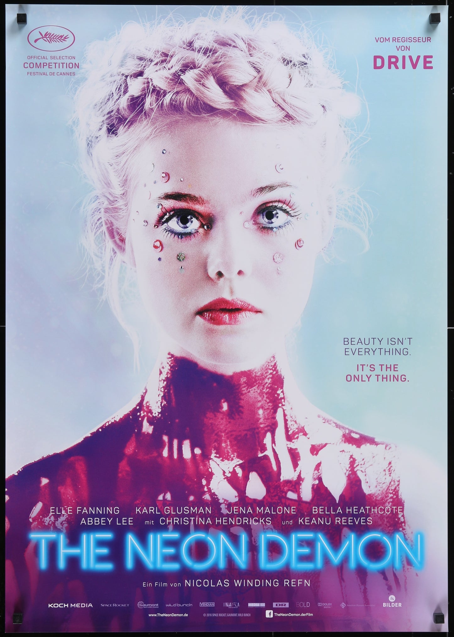 The Neon Demon (2016) Original German A1 Movie Poster 23x33
