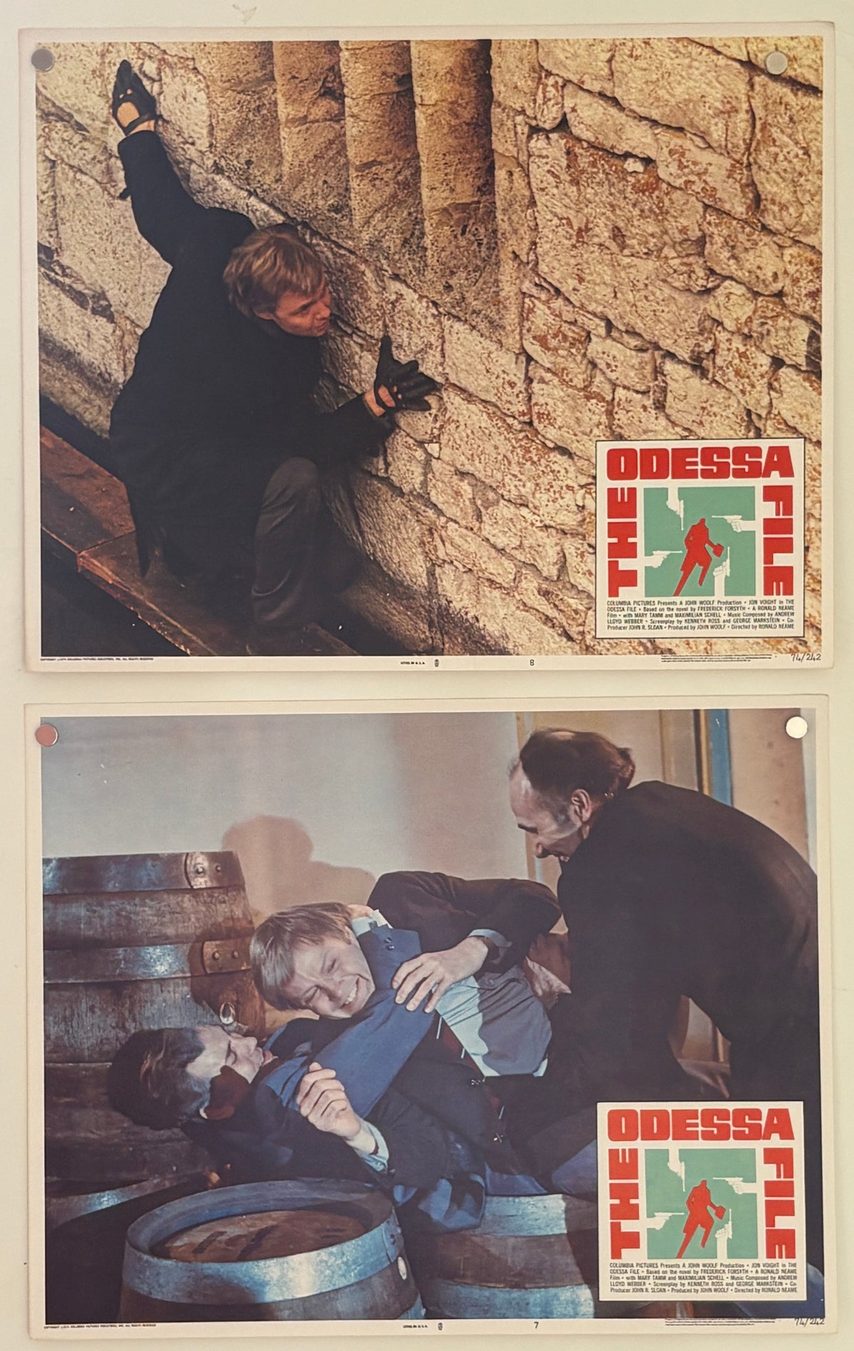 The Odessa File (1974) 7 Original US Lobby Cards