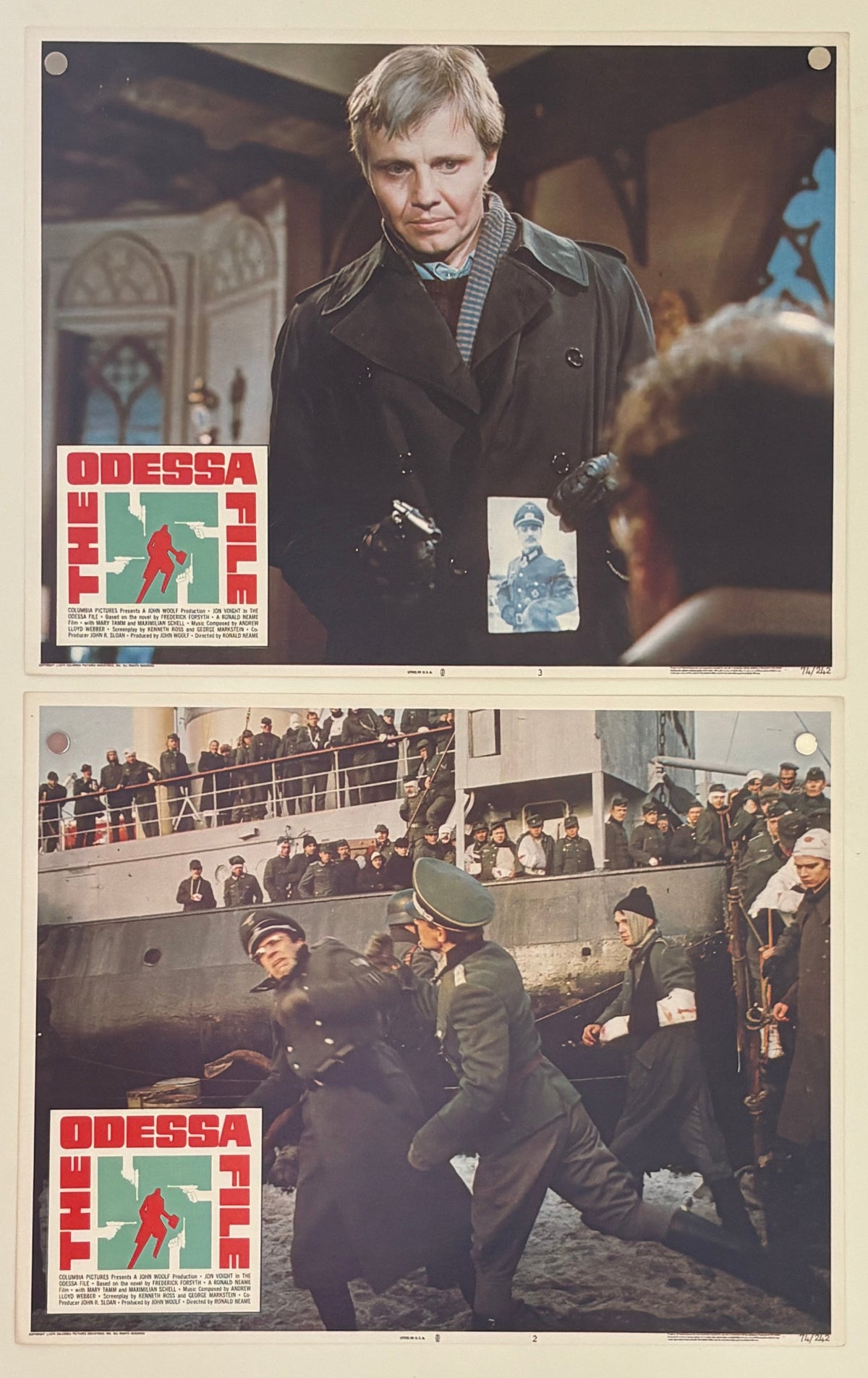 The Odessa File (1974) 7 Original US Lobby Cards