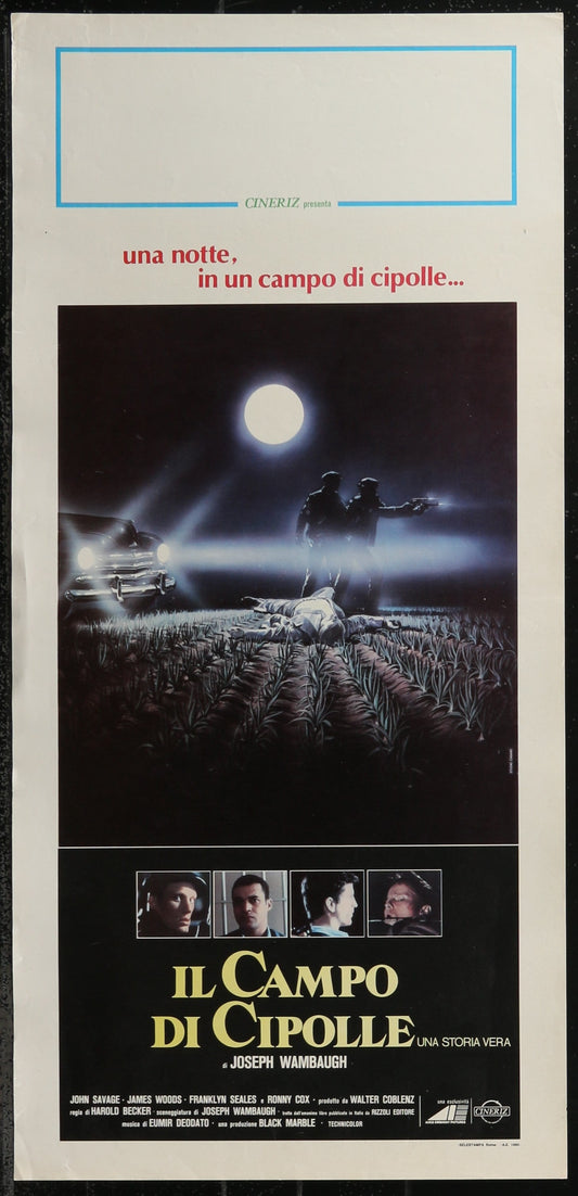 The Onion Field (1979) Original Italian Locandina Movie Poster 34 x 70 cm