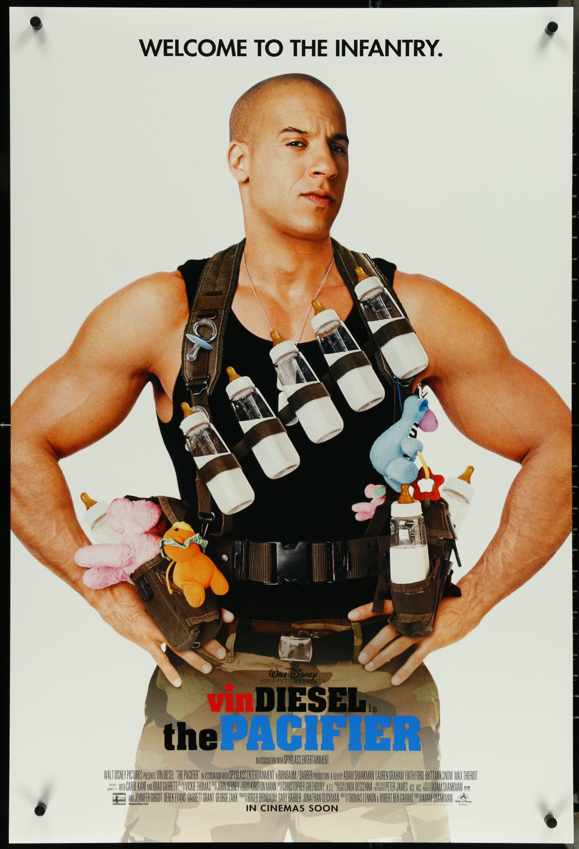 The Pacifier (2005) Original US One Sheet Movie Poster 27x40