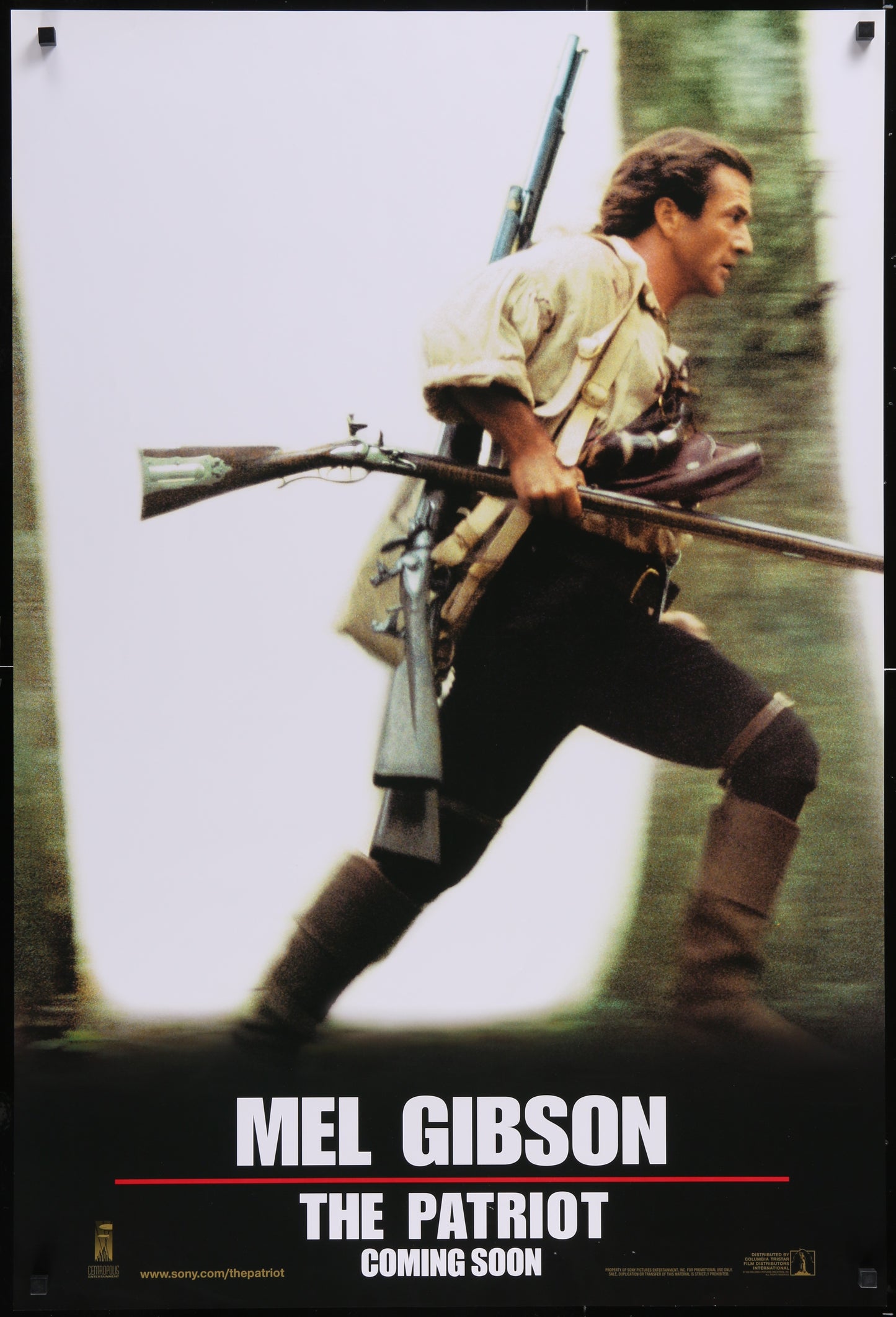 The Patriot (2000) Original International One Sheet Teaser Movie Poster 26¾ x 39¾