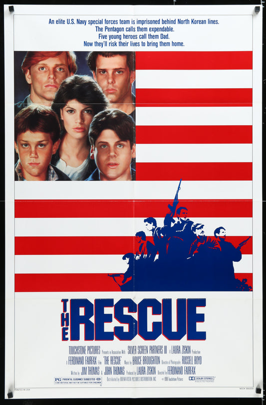 The Rescue (1988) Original US One Sheet Movie Poster